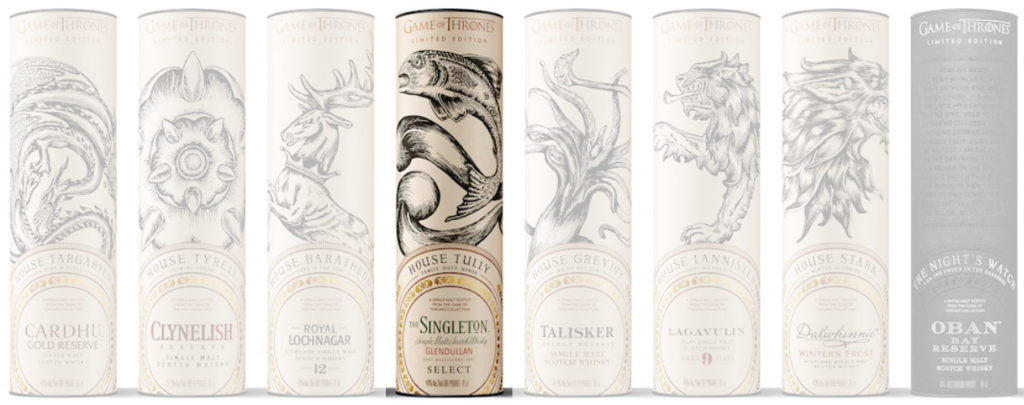 Spirito Italiano recensione Singleton of Glendullan Select uno degli whisky Diageo Game of Thrones