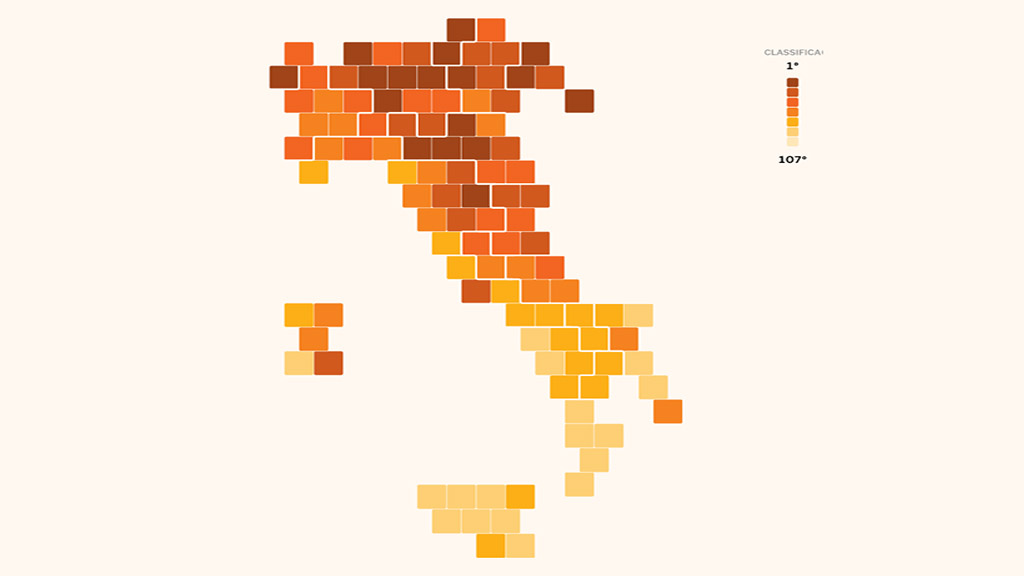 Spirito Italiano qualità della vita sole 24 ore udine bologna